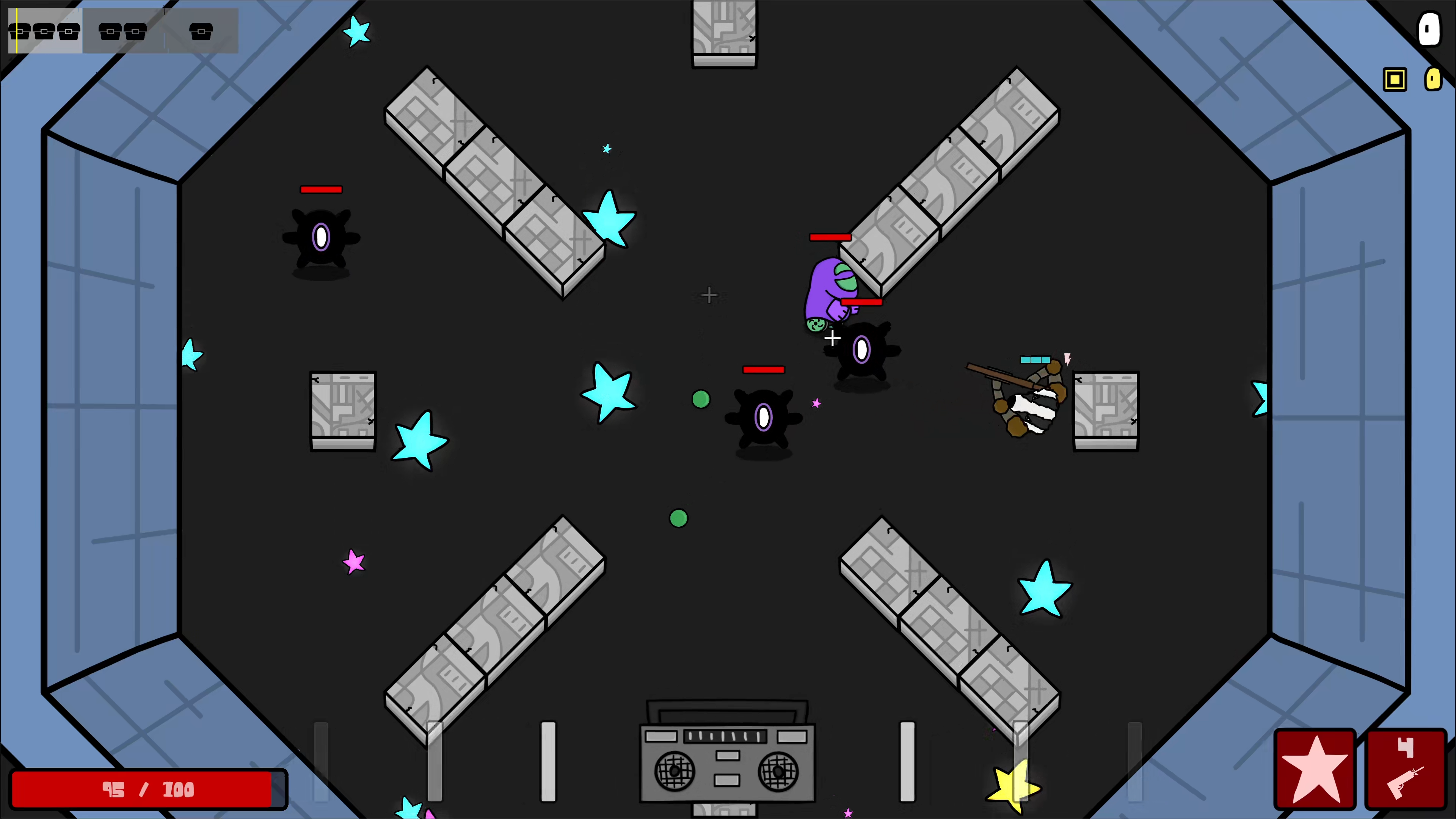 Image of room with no floor