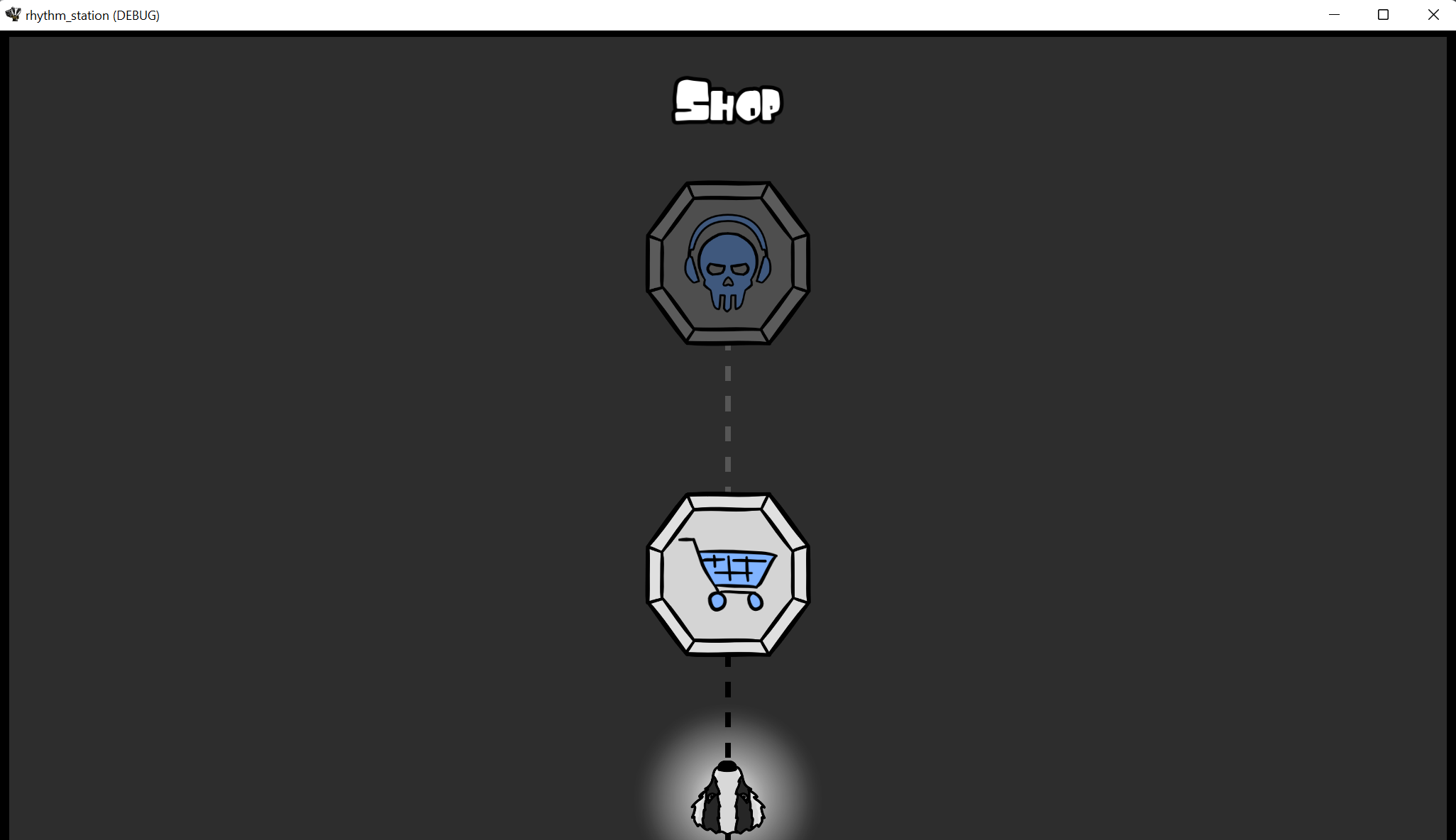 Image path selection for the second last room of the section