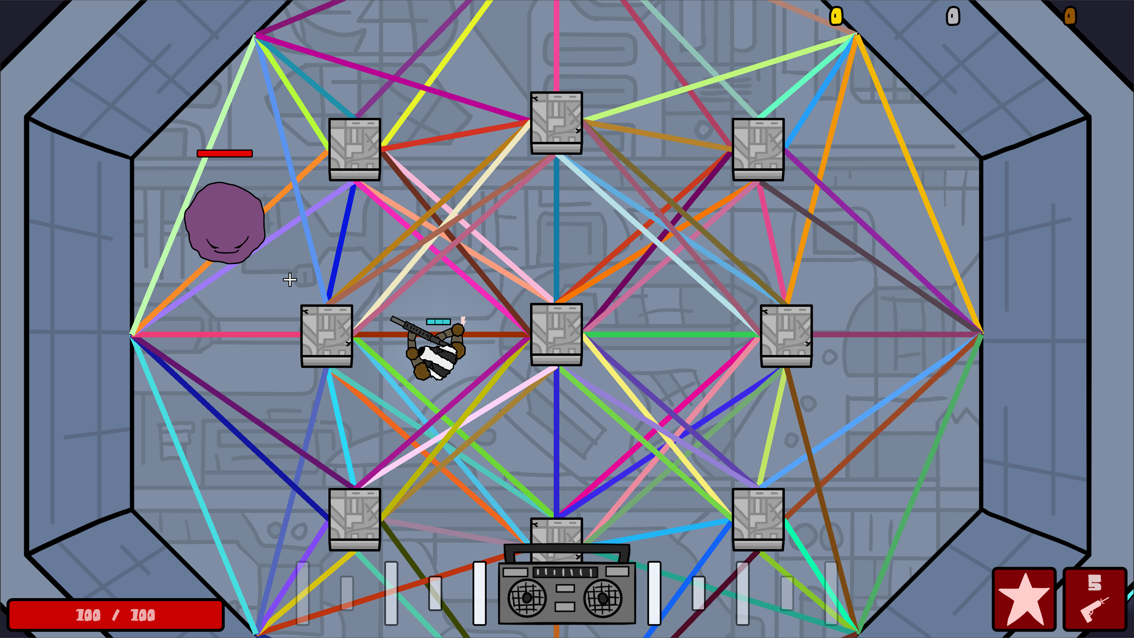 Image of anchor points connected