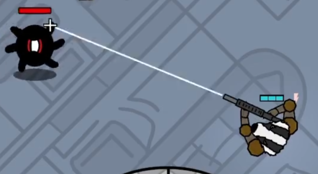 Image of player shooting assault rifle